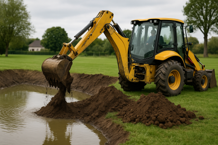 Pond construction