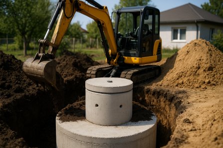 Turnkey septic installation