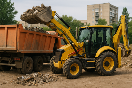 Garbage loading and removal