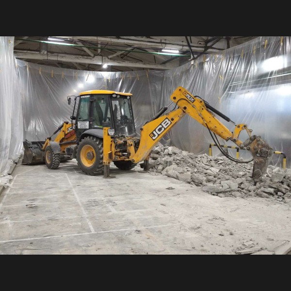 JCB 3CX с гидромолотом MTB 36