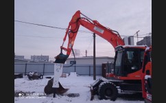 Гідромолот на колісний екскаватор DOOSAN 140W-3