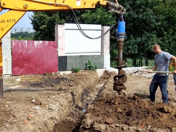 Ямобур на JCB Digga PD7