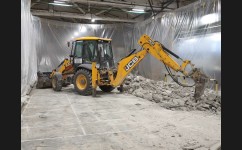 JCB 3CX с гидромолотом MTB 36